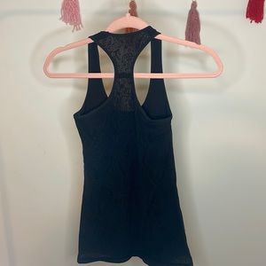 31 Lululemon Lacy black tank size 4